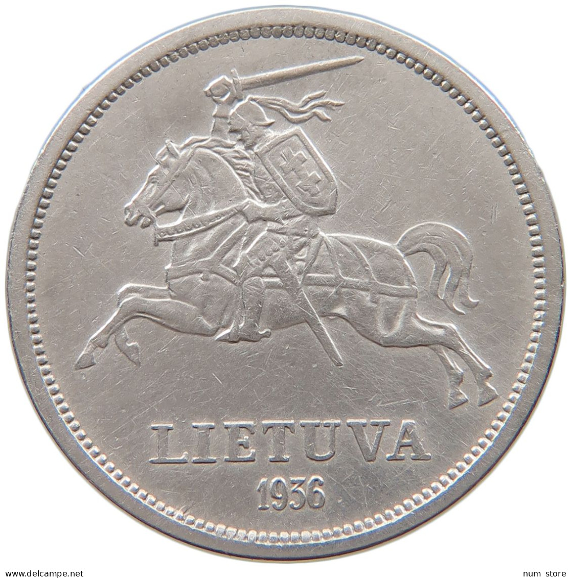 LITHUANIA 5 LITAI 1936 #t028 0577 - Lituanie