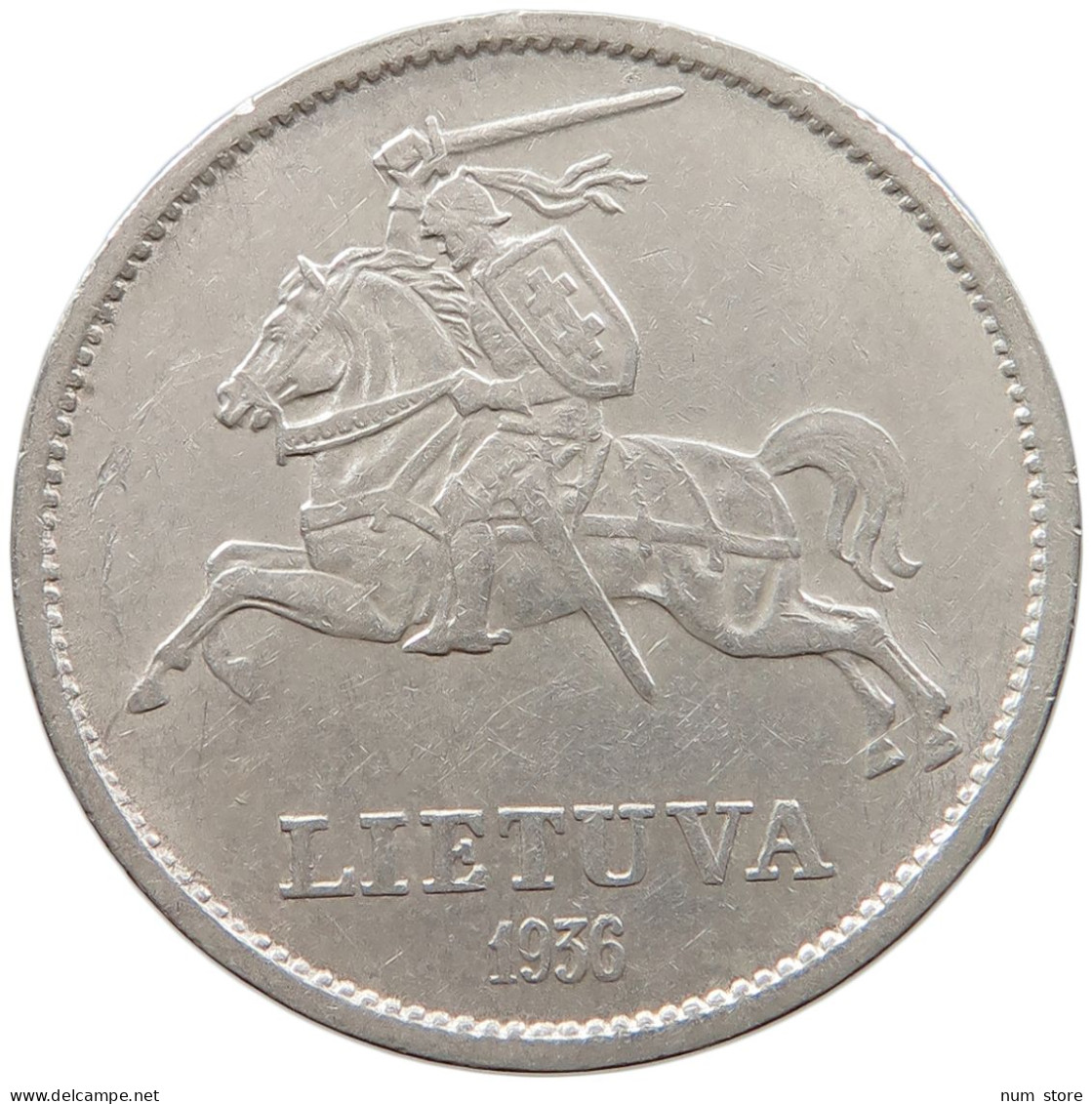 LITHUANIA 10 LITU 1936 #t028 0471 - Lithuania