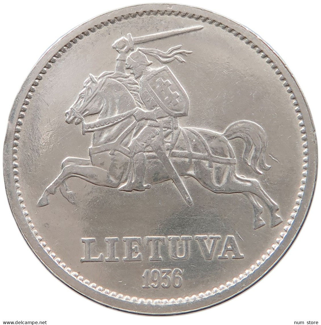 LITHUANIA 10 LITU 1936 #t028 0465 - Lituania