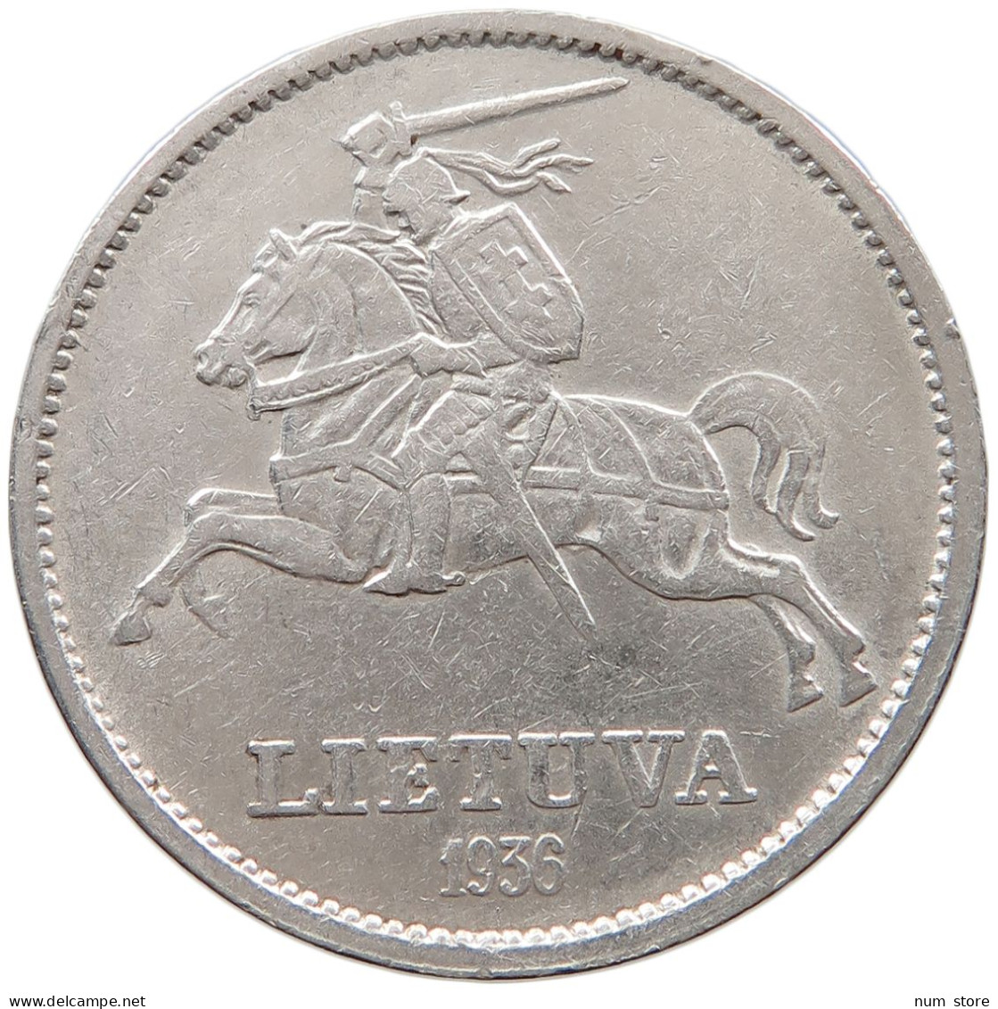 LITHUANIA 10 LITU 1936 #t028 0463 - Lituania