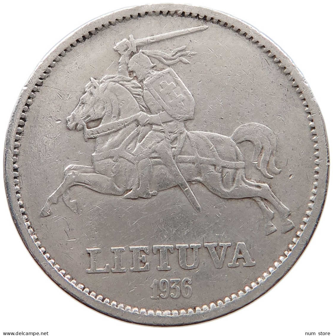 LITHUANIA 10 LITU 1936 #t028 0467 - Lituania