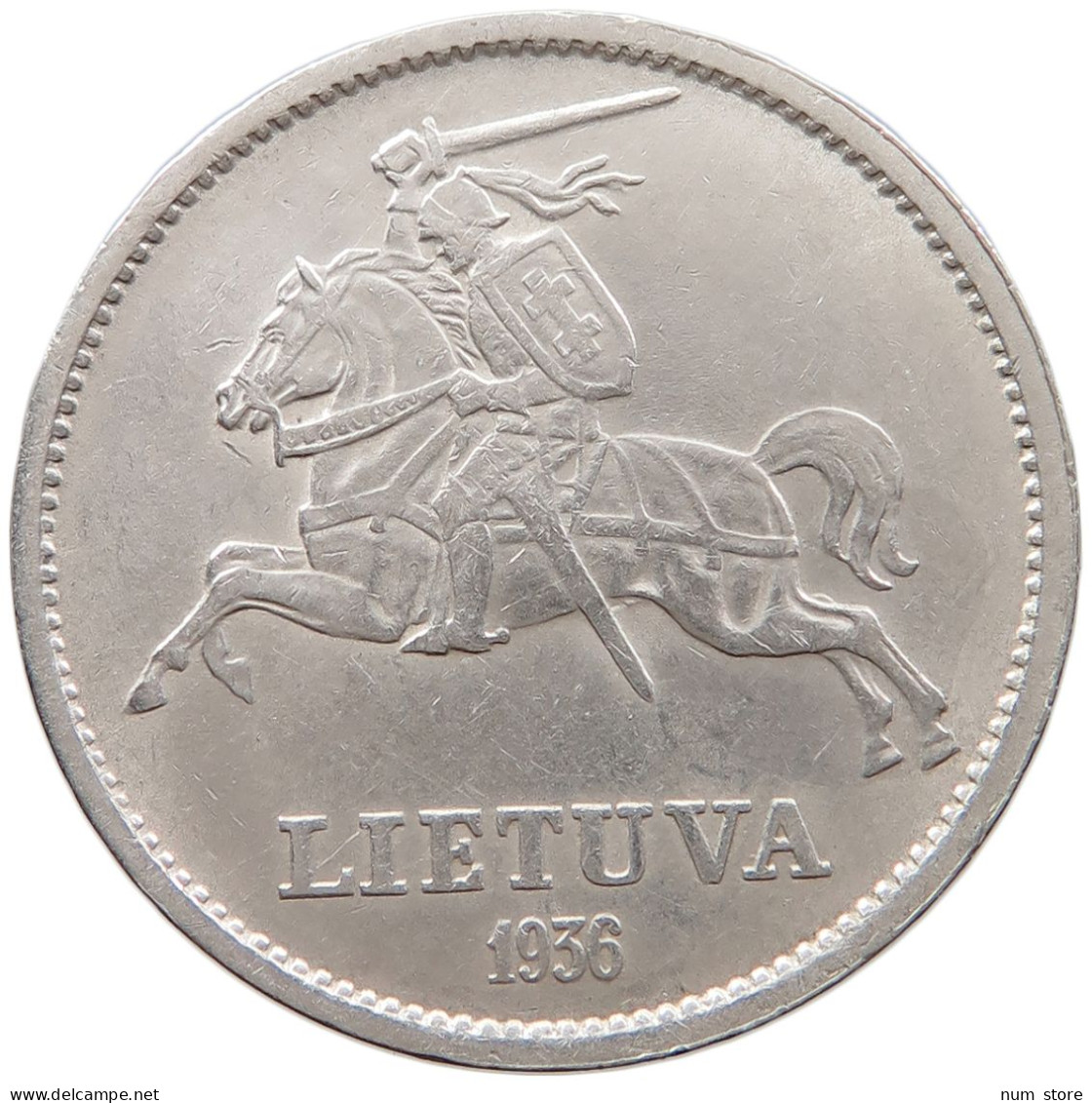 LITHUANIA 10 LITU 1936 #t028 0461 - Lituania