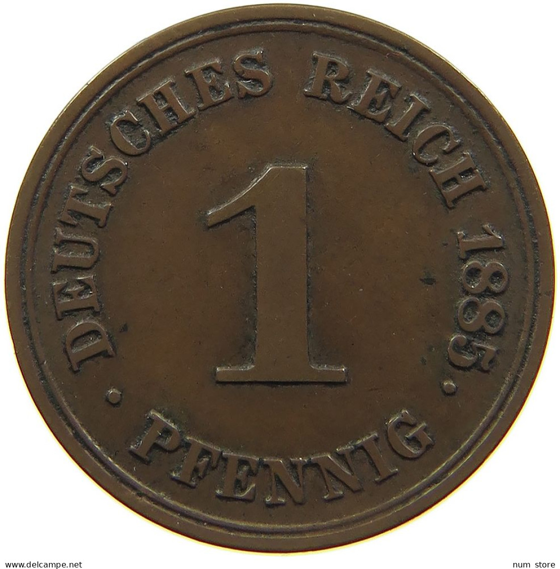 KAISERREICH PFENNIG 1885 G #t029 0359 - 1 Pfennig