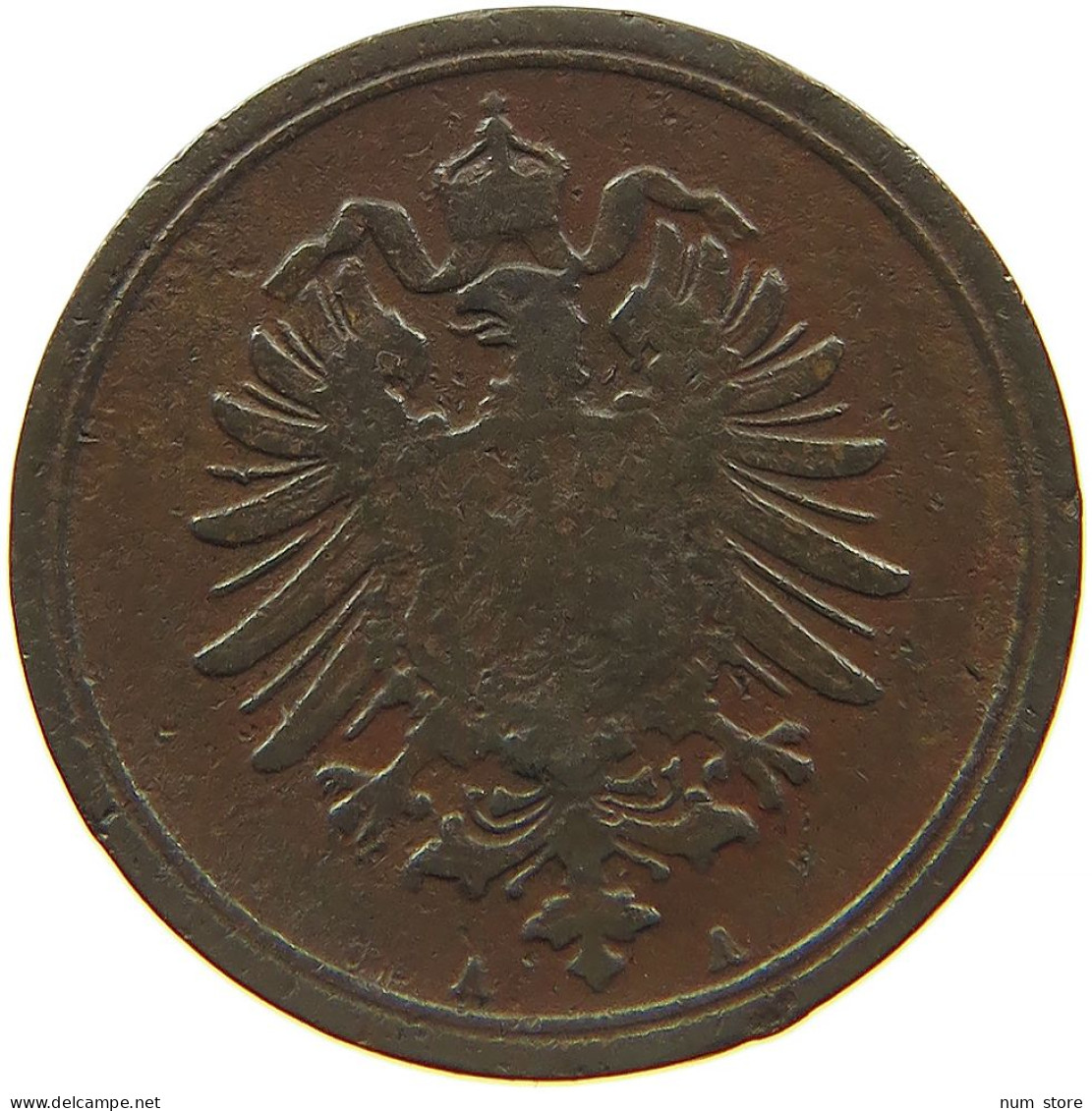 KAISERREICH PFENNIG 1877 A #t029 0357 - 1 Pfennig