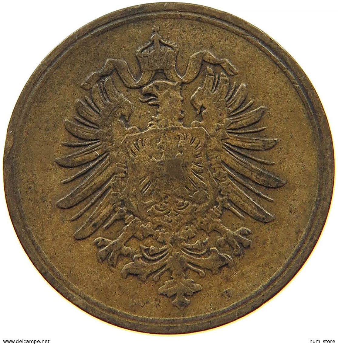 KAISERREICH PFENNIG 1876 H #t029 0353 - 1 Pfennig