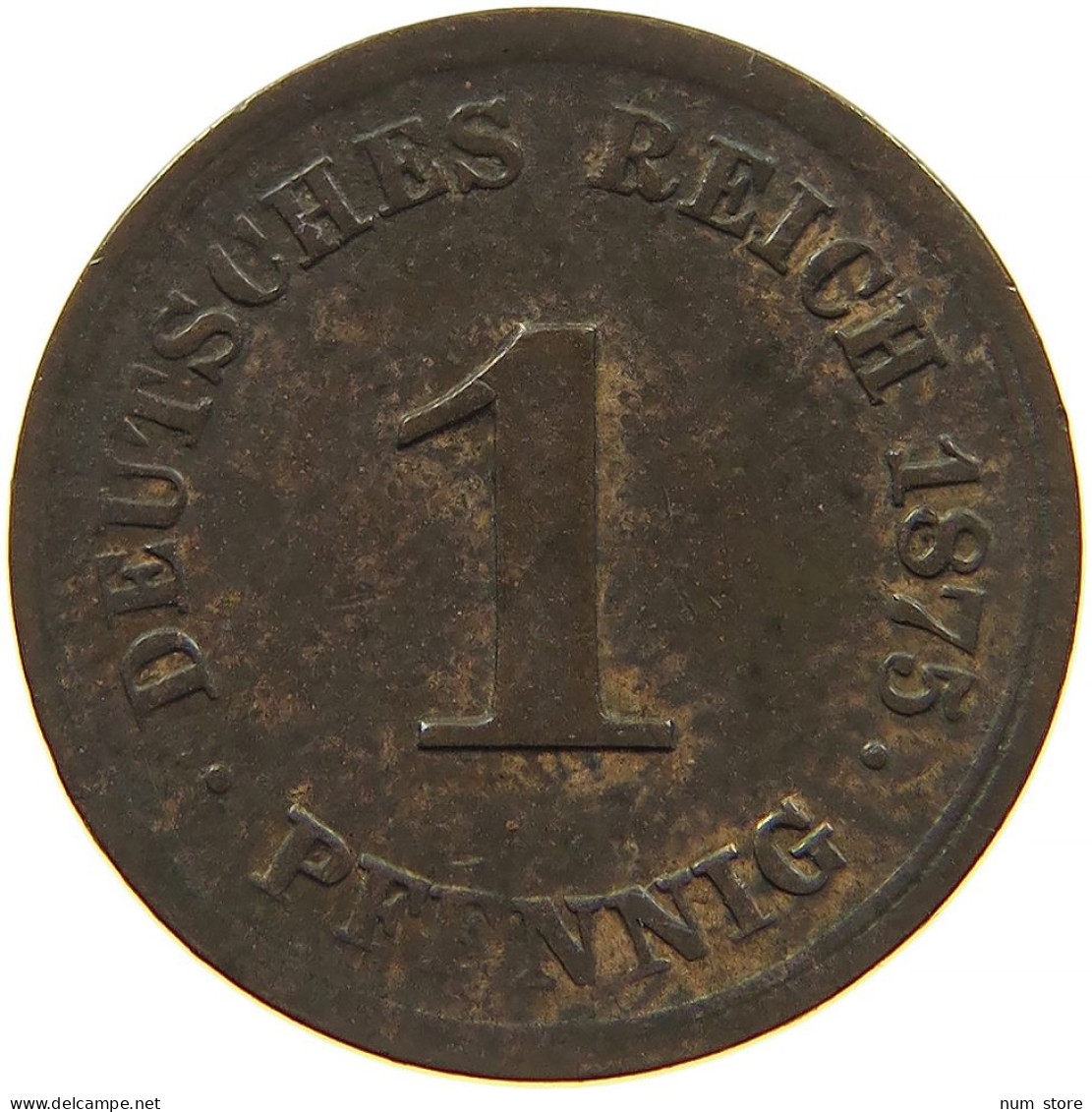 KAISERREICH PFENNIG 1875 H #t029 0365 - 1 Pfennig