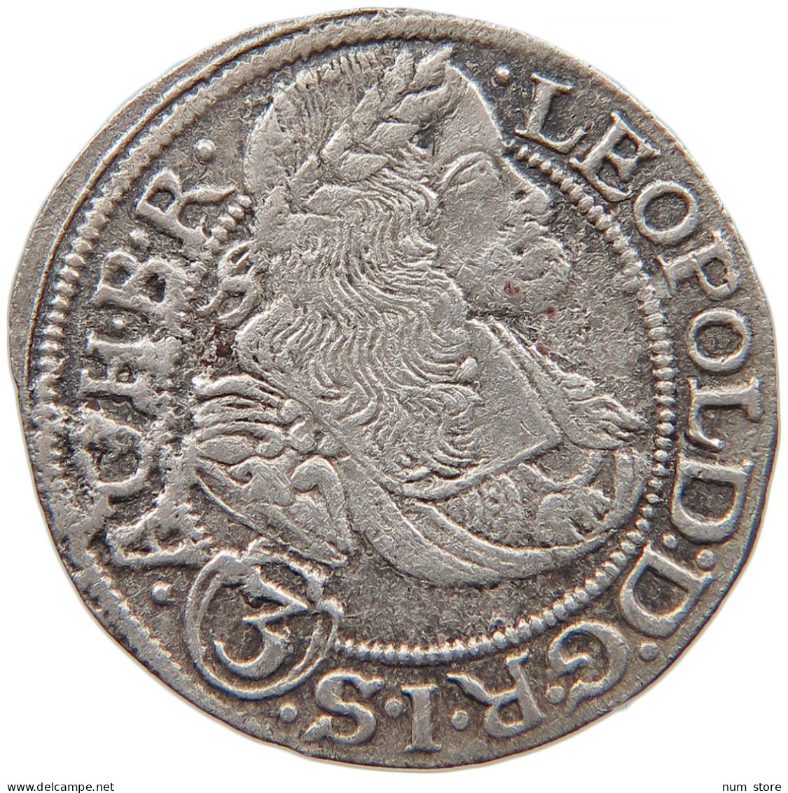 HAUS HABSBURG 3 KREUZER 1669 Leopold I. (1657-1705) Breslau #t030 0639 - Oostenrijk
