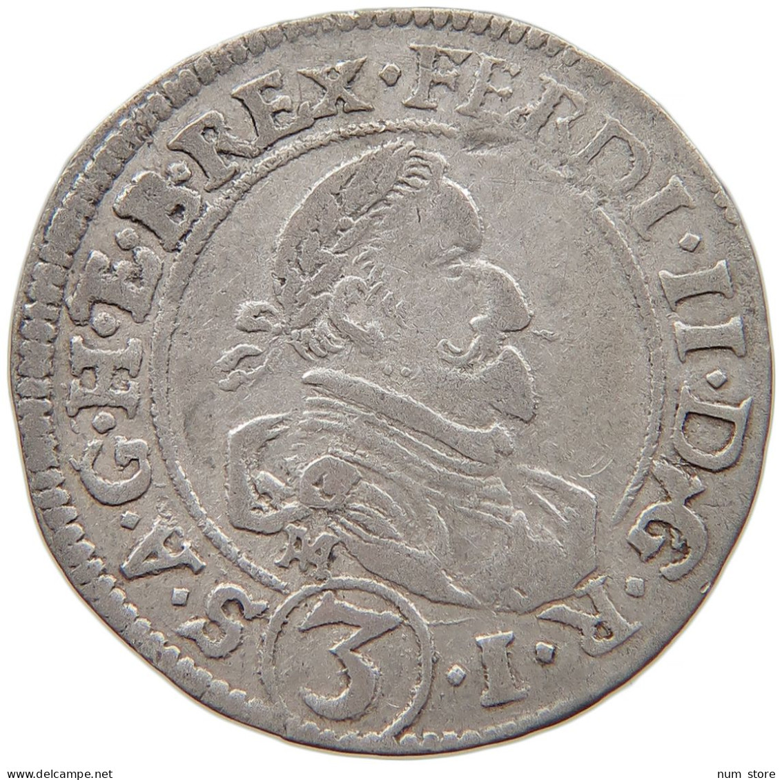 HAUS HABSBURG 3 KREUZER 1624 ST. VEIT Ferdinand II. (1619-1637) #t031 0101 - Oostenrijk
