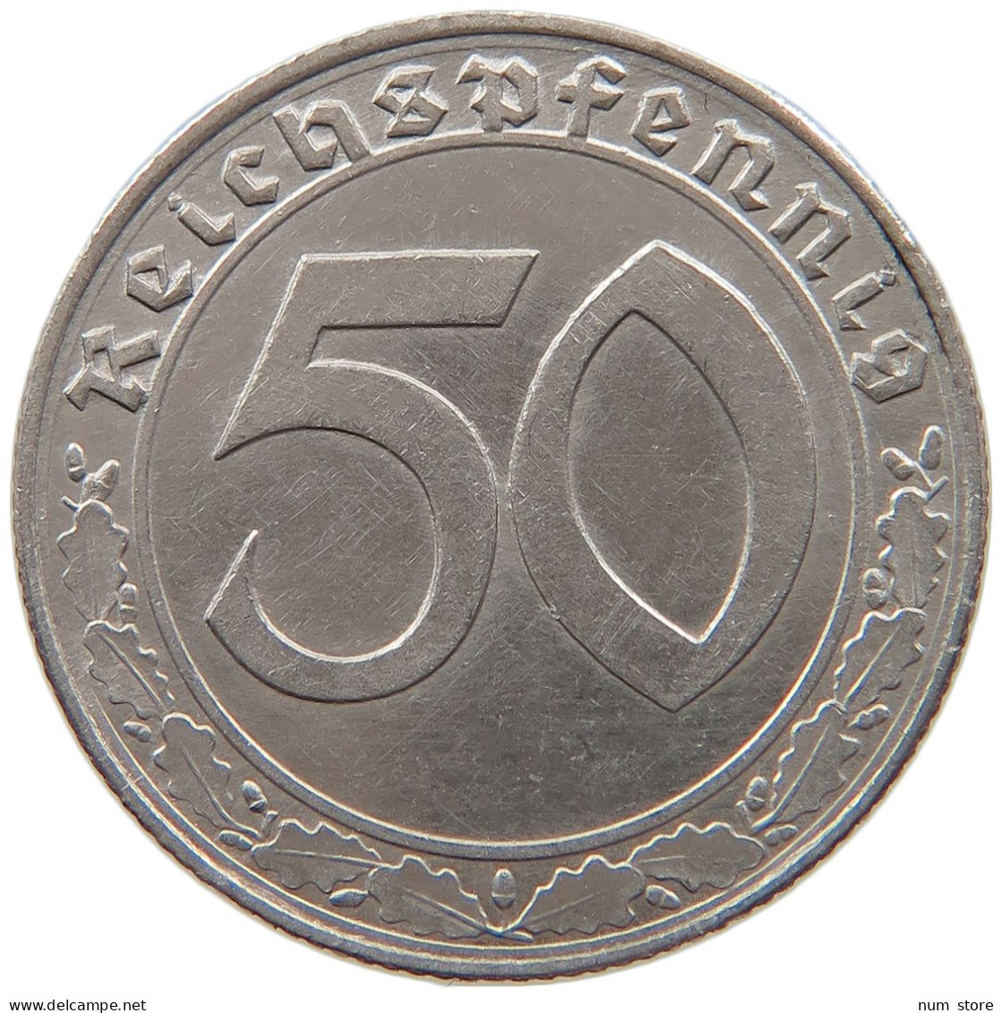 GERMANY 50 REICHSPFENNIG 1939 J #t030 0431 - 50 Reichspfennig