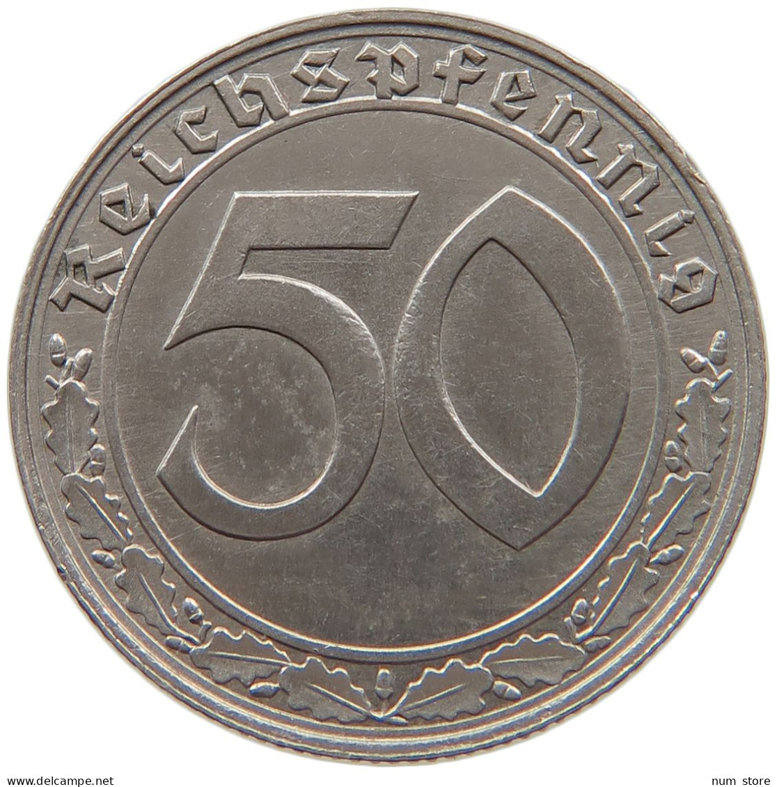 GERMANY 50 REICHSPFENNIG 1938 E #t030 0441 - 50 Reichspfennig