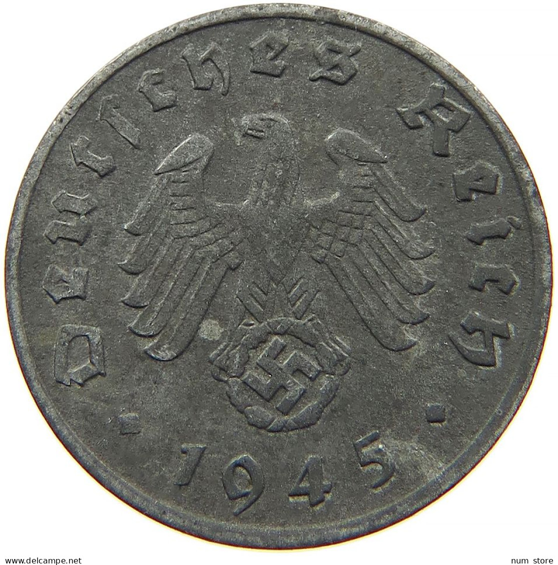 GERMANY 1 REICHSPFENNIG 1945 E #t030 0481 - 1 Reichspfennig