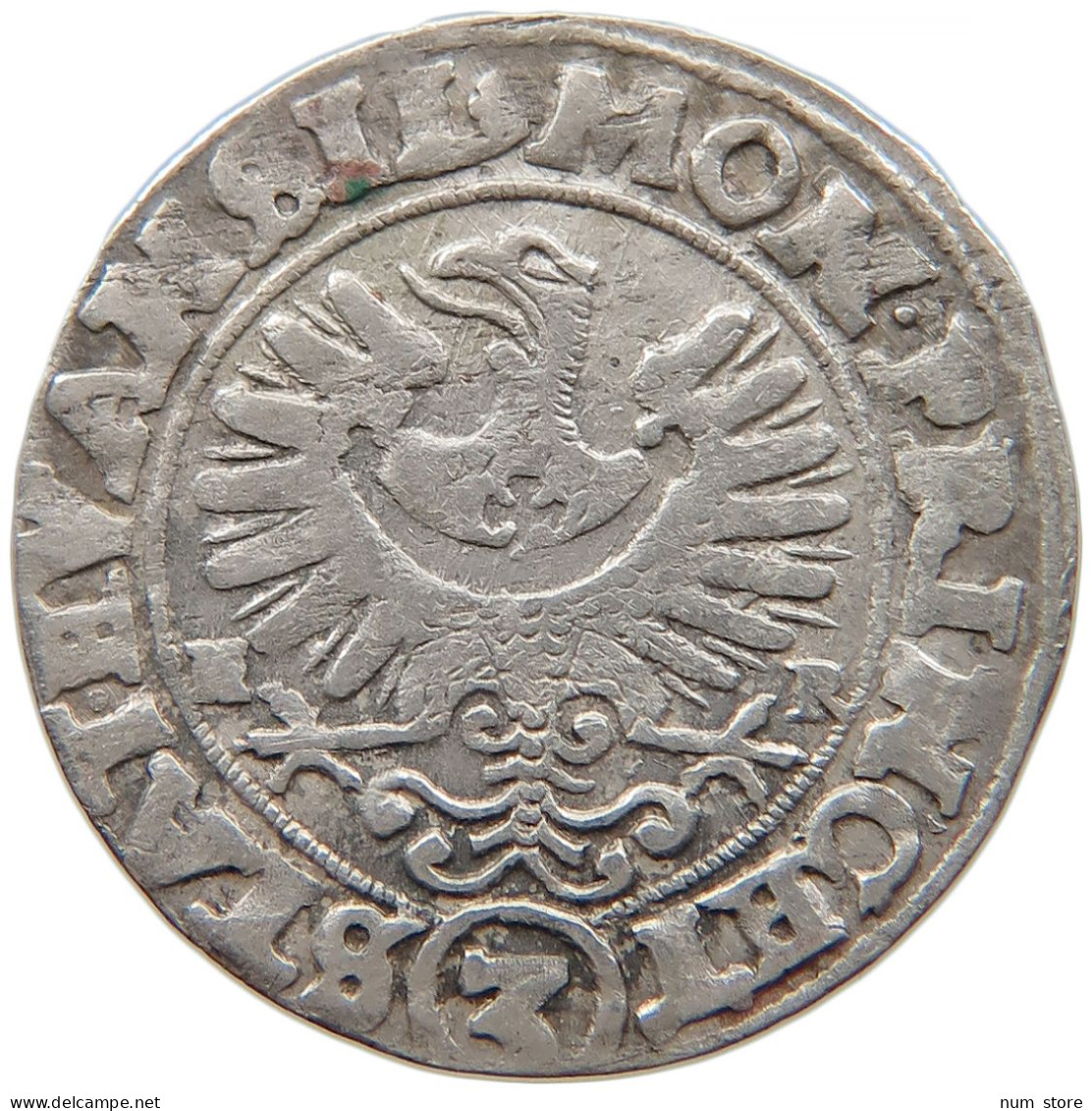 GERMAN STATES SCHLESIEN 3 KREUZER 1634 Der Oberste Lehensherr Evangelische Stände 1633 - 1635 #t031 0095 - Small Coins & Other Subdivisions