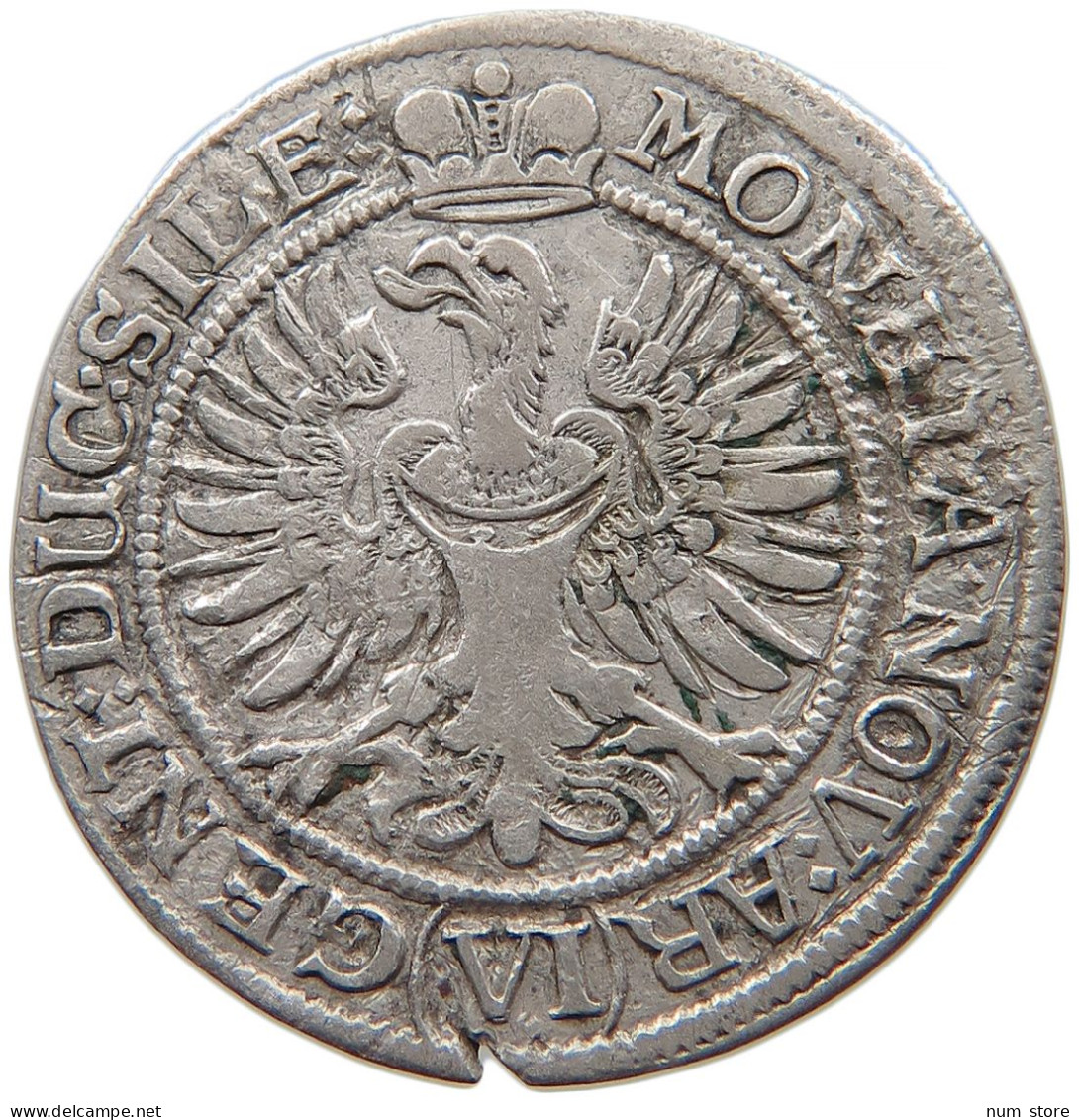 GERMAN STATES 6 KREUZER 1673 SCHLESIEN LIEGNITZ BRIEG Luise Von Anhalt, 1673-1680 #t030 0631 - Piccole Monete & Altre Suddivisioni