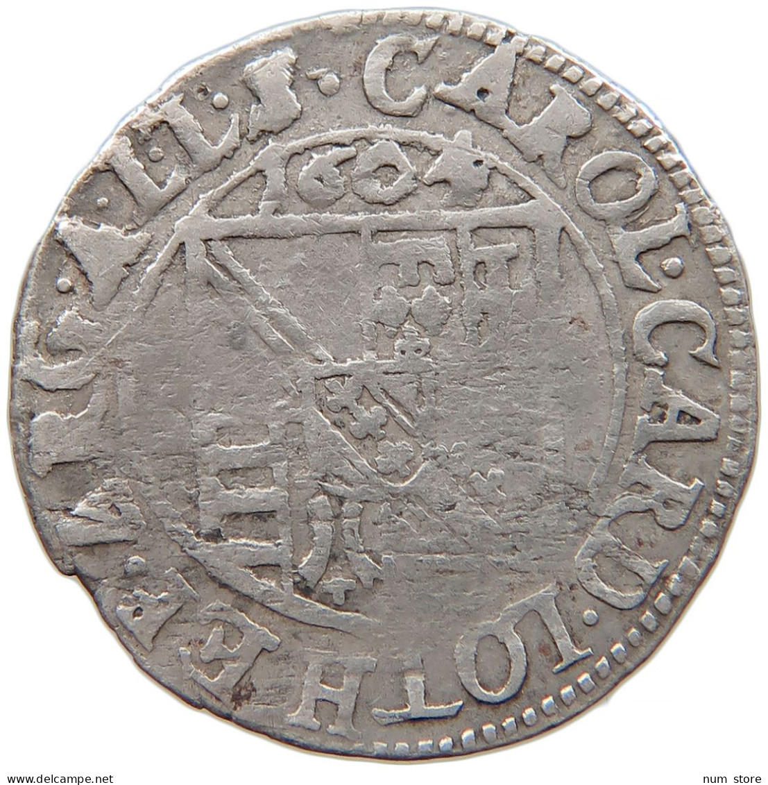 GERMAN STATES 3 KREUZER 1604 STRASSBURG BISTUM Karl Von Lothringen 1593-1607 #t031 0093 - Kleine Munten & Andere Onderverdelingen