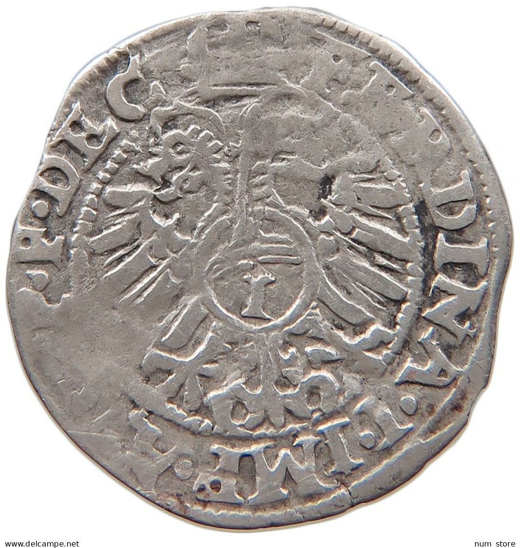 GERMAN STATES 1 KREUZER 1563 GEORG FRIEDRICH (1543-1603) Jägerndorf #t031 0109 - Small Coins & Other Subdivisions