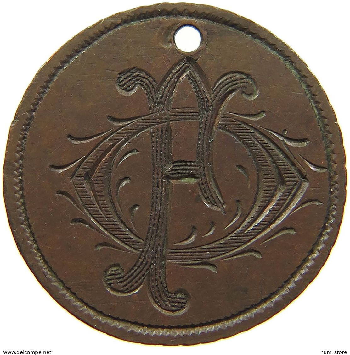GERMAN STATES 1 PFENNIG 1822 S ENGRAVED SACHSEN Friedrich August I. 1806-1827. #t031 0155 - Groschen & Andere Kleinmünzen