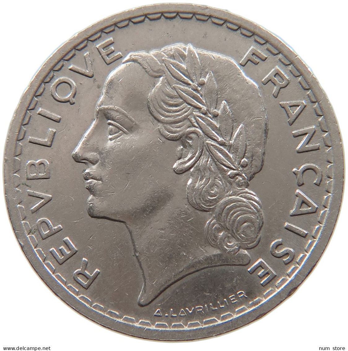 FRANCE 5 FRANCS 1938 #t030 0411 - 5 Francs