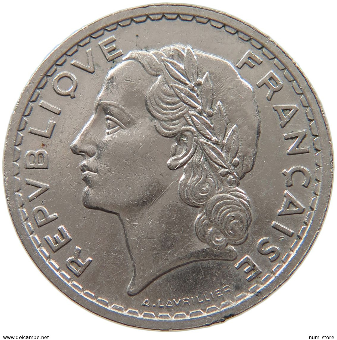 FRANCE 5 FRANCS 1938 #t030 0413 - 5 Francs