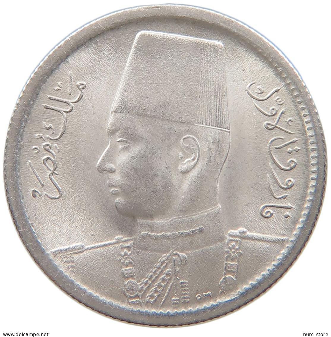 EGYPT 2 PIASTRES 1942 Farouk I. 1936-1952 #t030 0569 - Egipto
