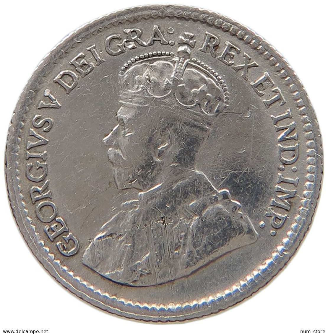 CANADA 5 CENTS 1920 George V. (1910-1936) #t030 0589 - Canada