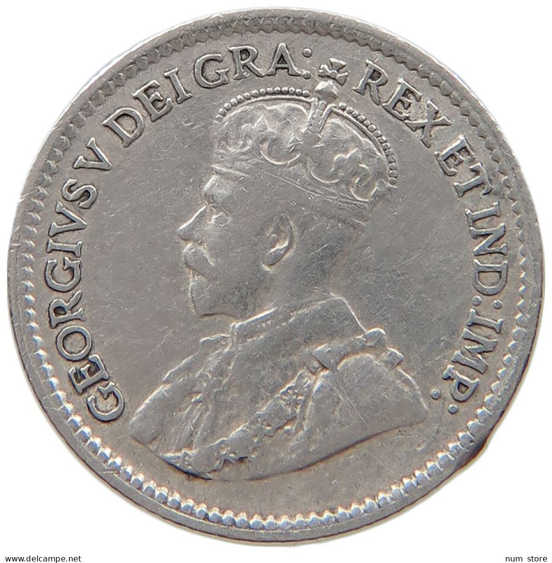 CANADA 5 CENTS 1918 George V. (1910-1936) #t030 0587 - Canada