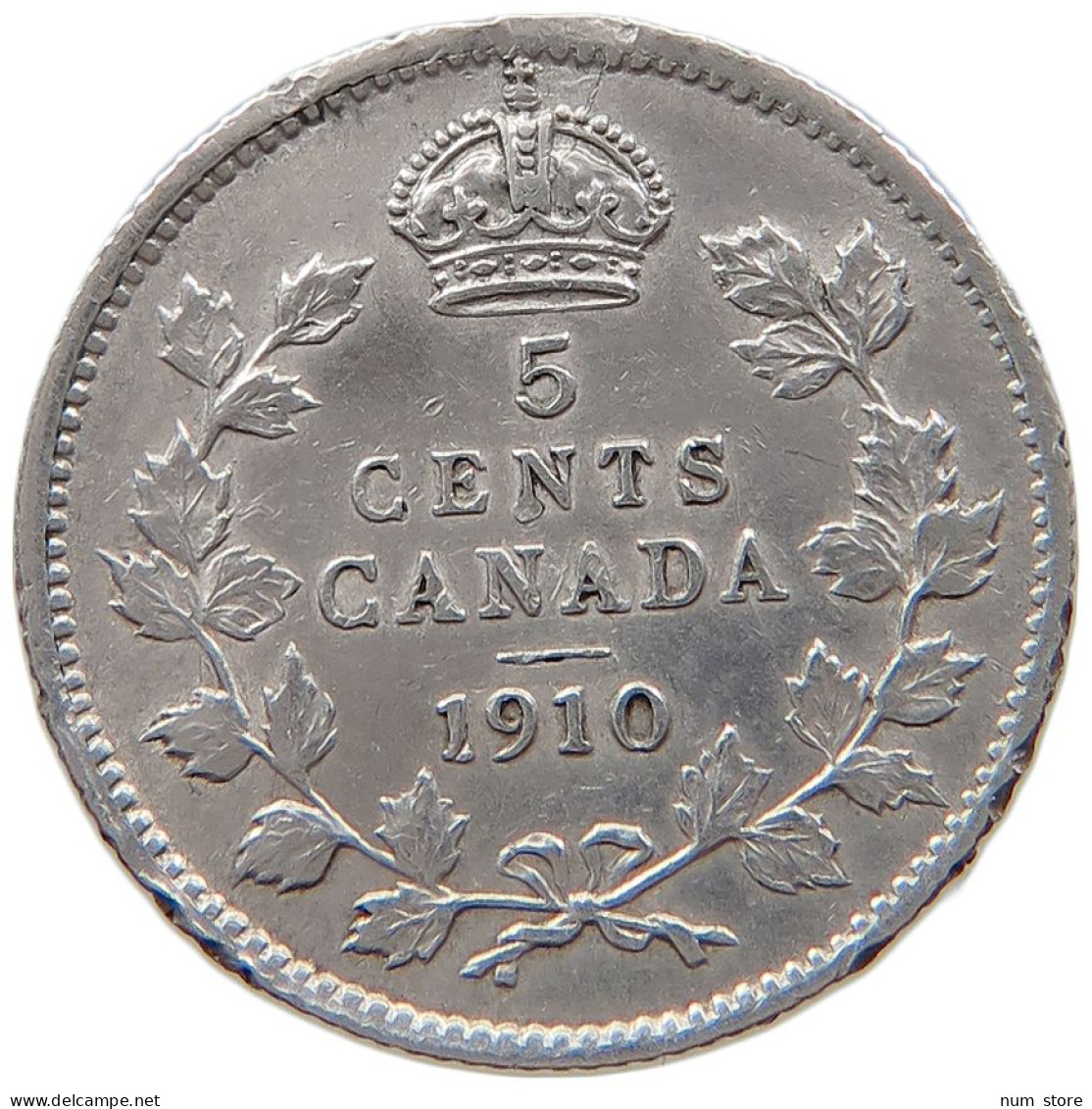 CANADA 5 CENTS 1910 #t030 0603 - Canada