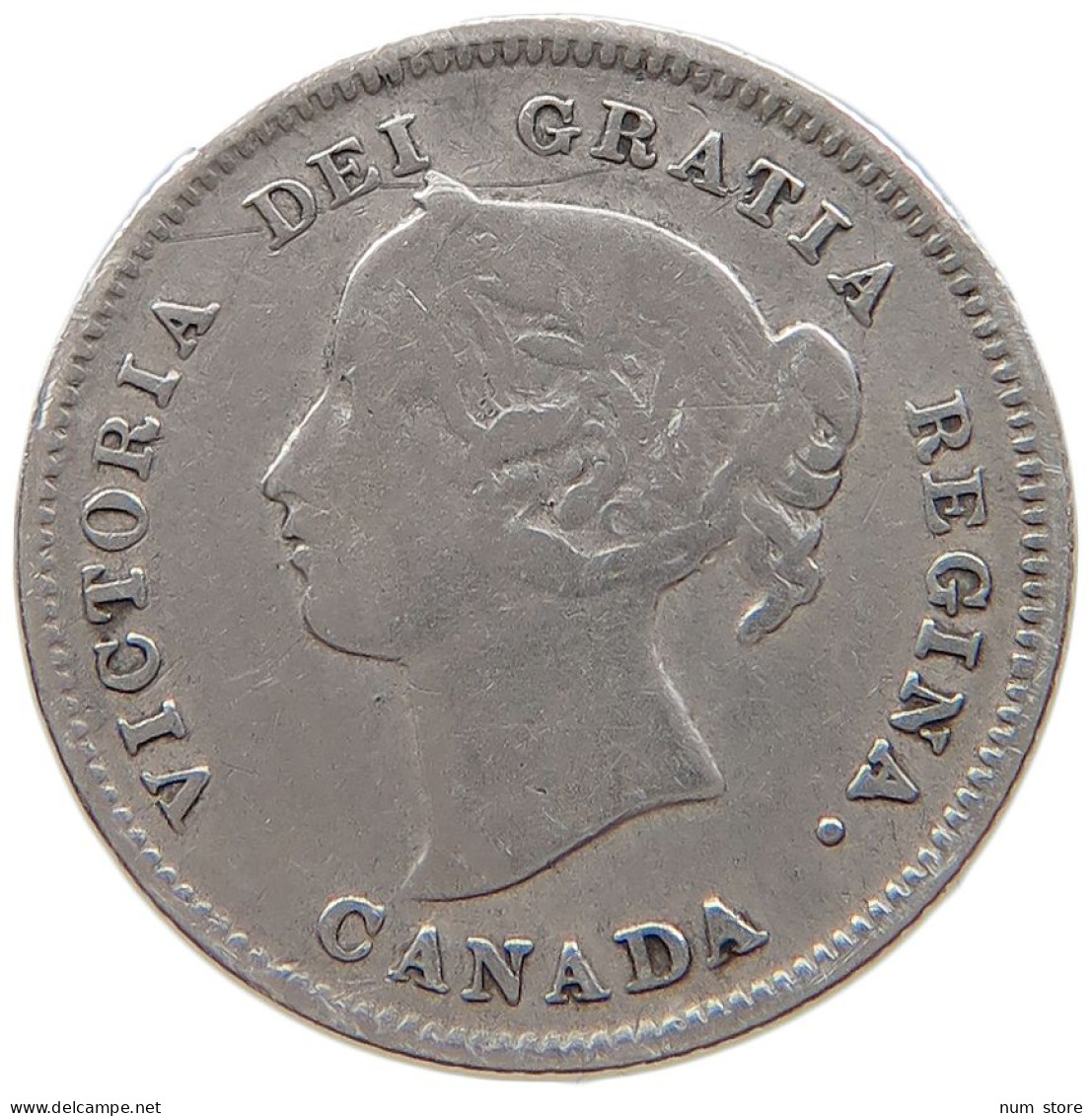 CANADA 5 CENTS 1896 #t030 0599 - Canada