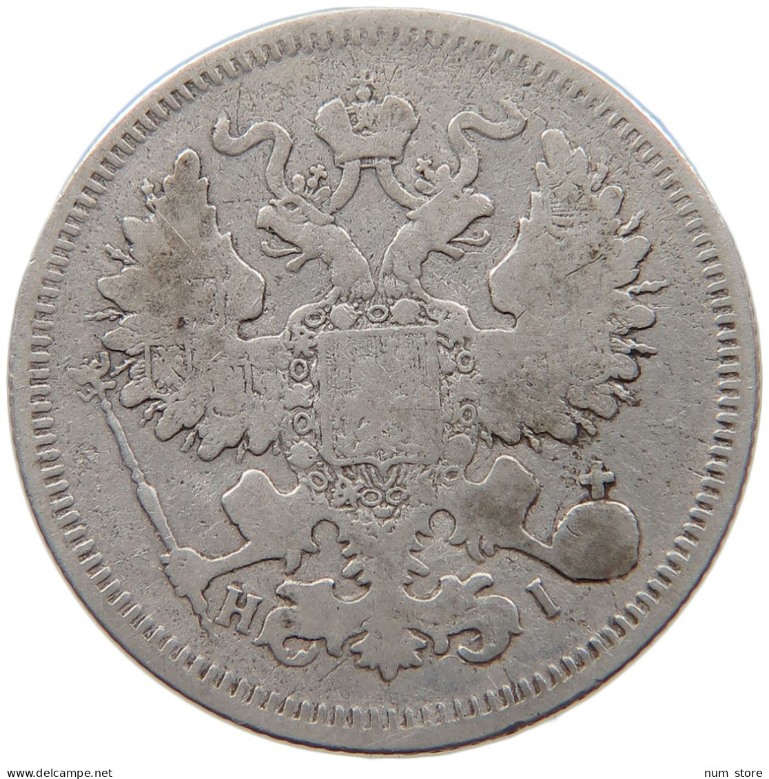 RUSSIA EMPIRE 20 KOPEKS 1867 #t031 0199 - Russia