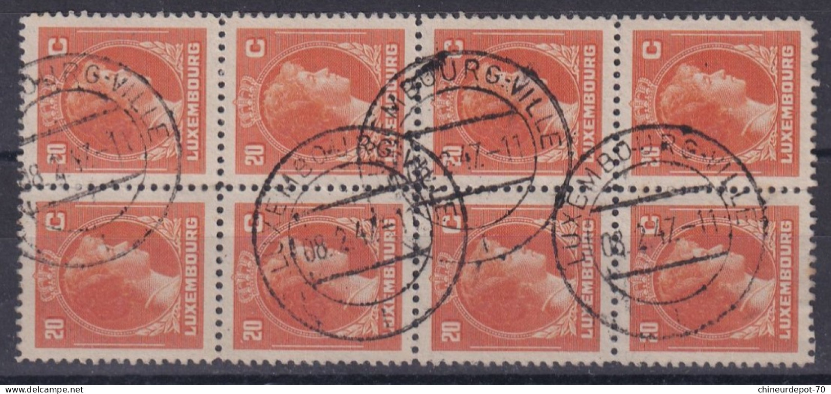 Luxembourg Charlotte - Used Stamps