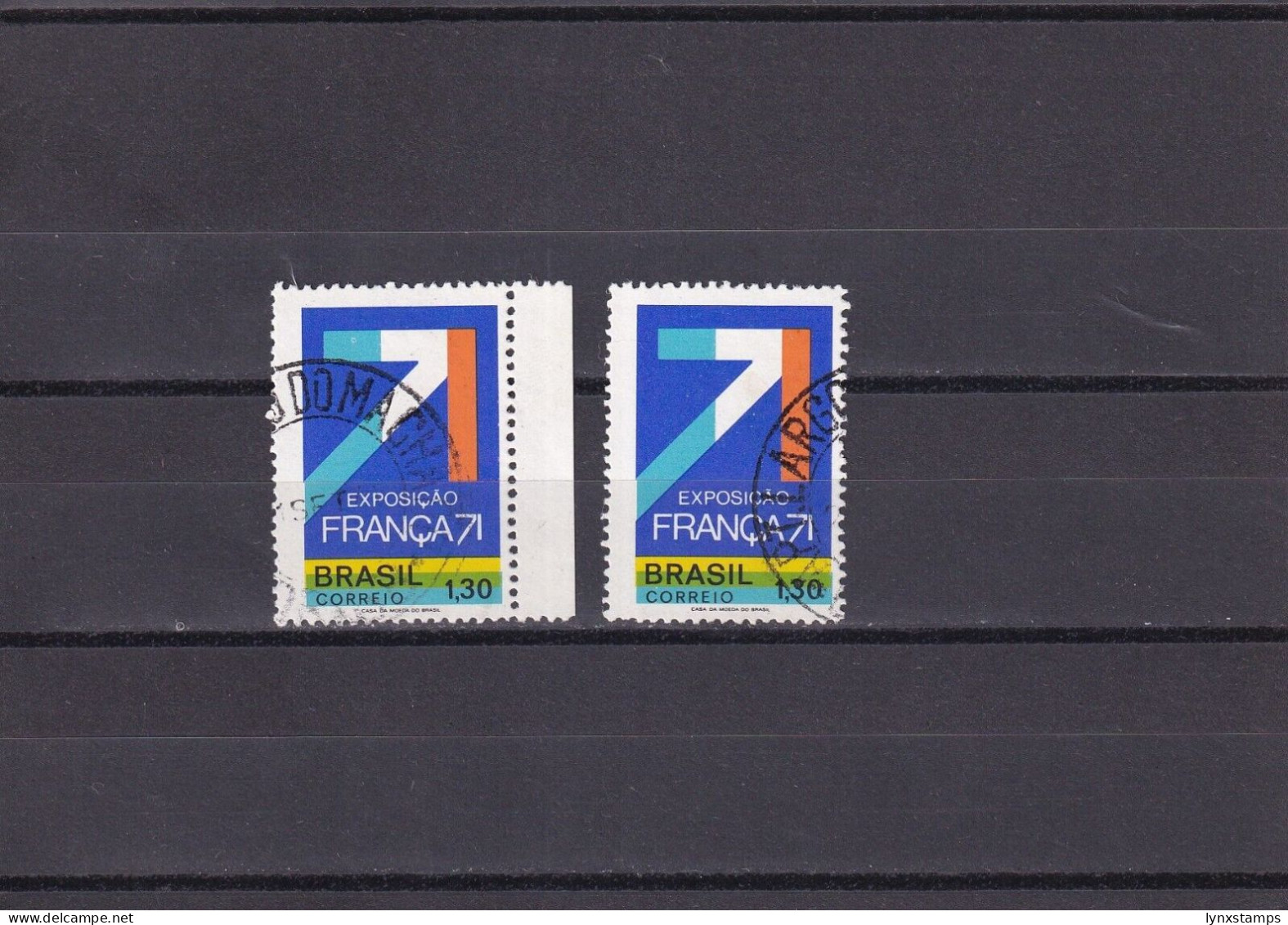 SA06 Brazil 1971 Industrial, Technical And Scientific Exhibition Franca 71 Used - Usati