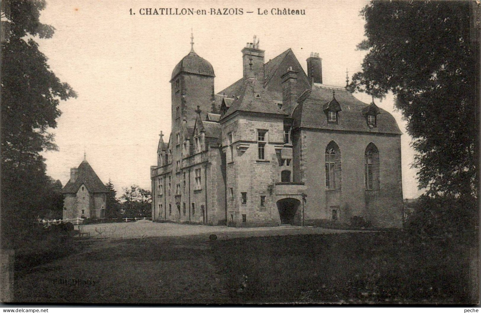 N°251 W -cpa Chatillon En Bazois -le Château- - Chatillon En Bazois