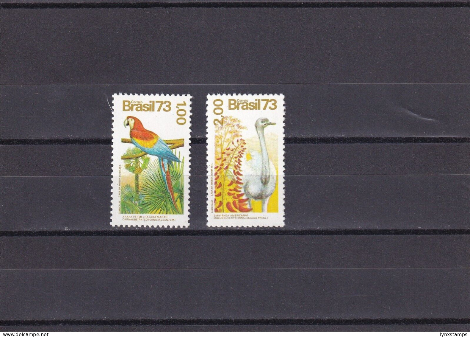 SA06 Brazil 1973 Brazilian Birds Mint Stamps - Unused Stamps