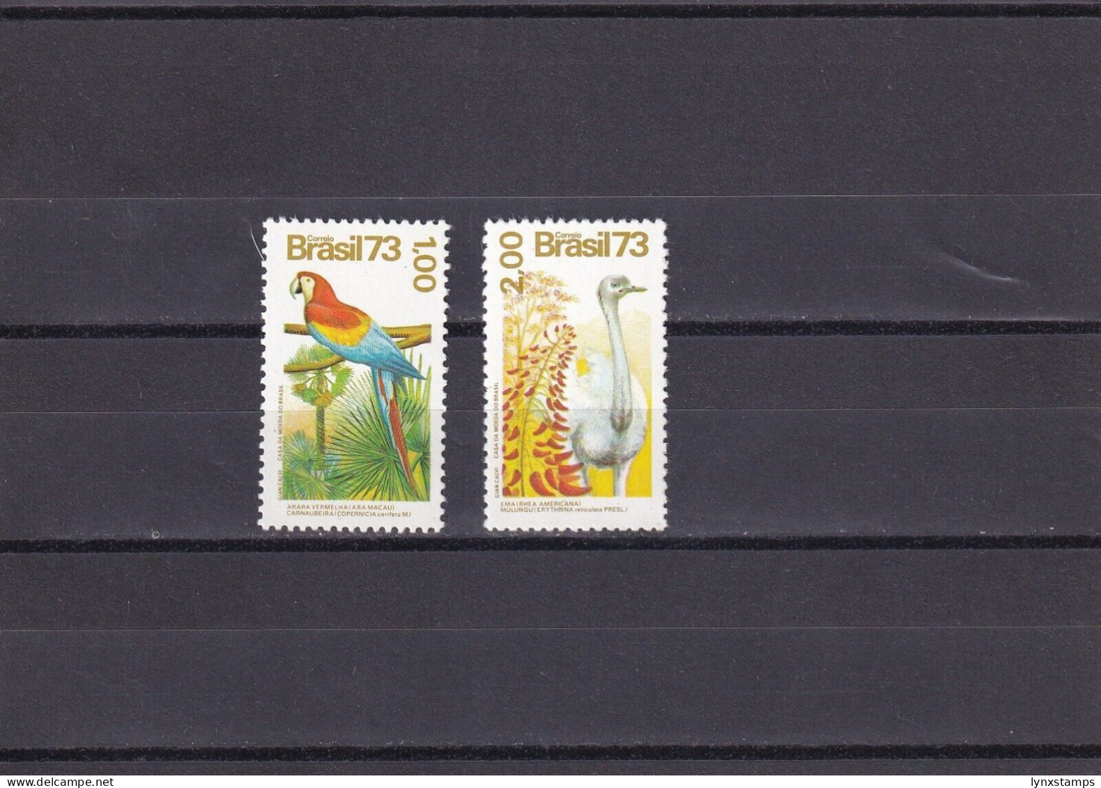 SA06 Brazil 1973 Brazilian Birds Mint Stamps - Nuevos