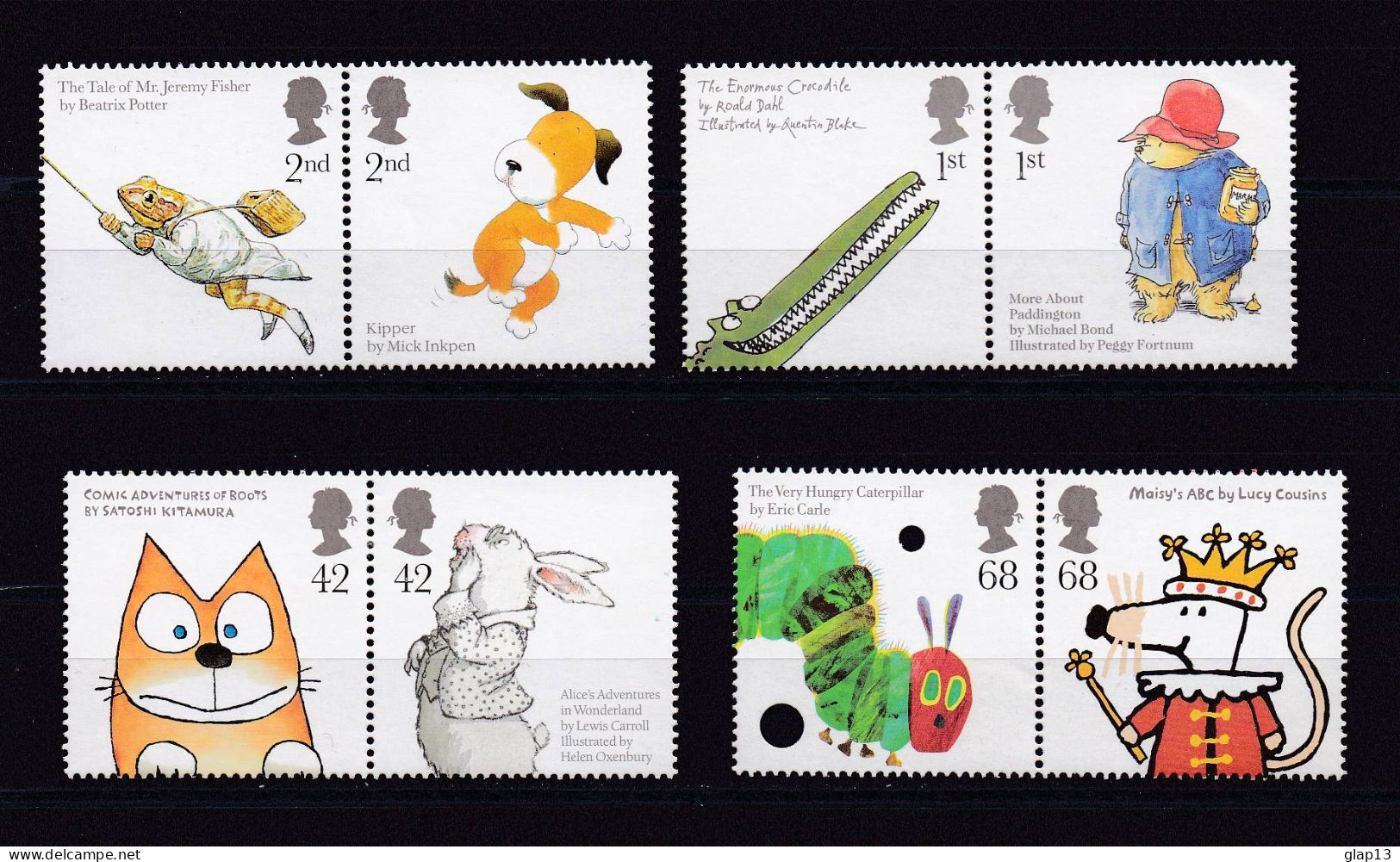 GRANDE-BRETAGNE 2006 TIMBRE N°2712/19 NEUF AVEC CHARNIERE CONTES SUR LES ANIMAUX - Unused Stamps