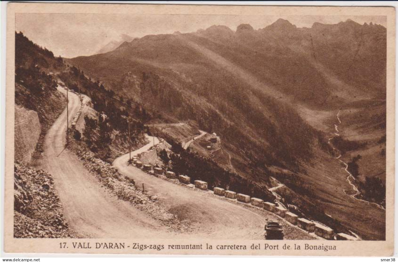 Espagne - Catalogne - Vall D'aran - Zigs-zags Remuntant La Carretera Del Port De La Bonaigua - Cpa - Sonstige & Ohne Zuordnung