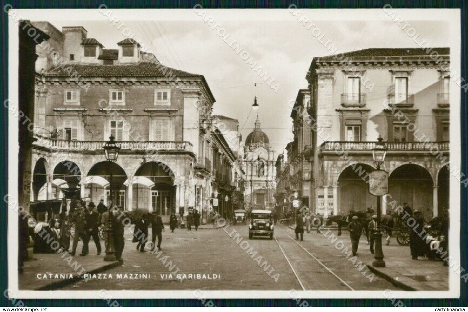 Catania Città Auto Foto Cartolina VK0399 - Catania