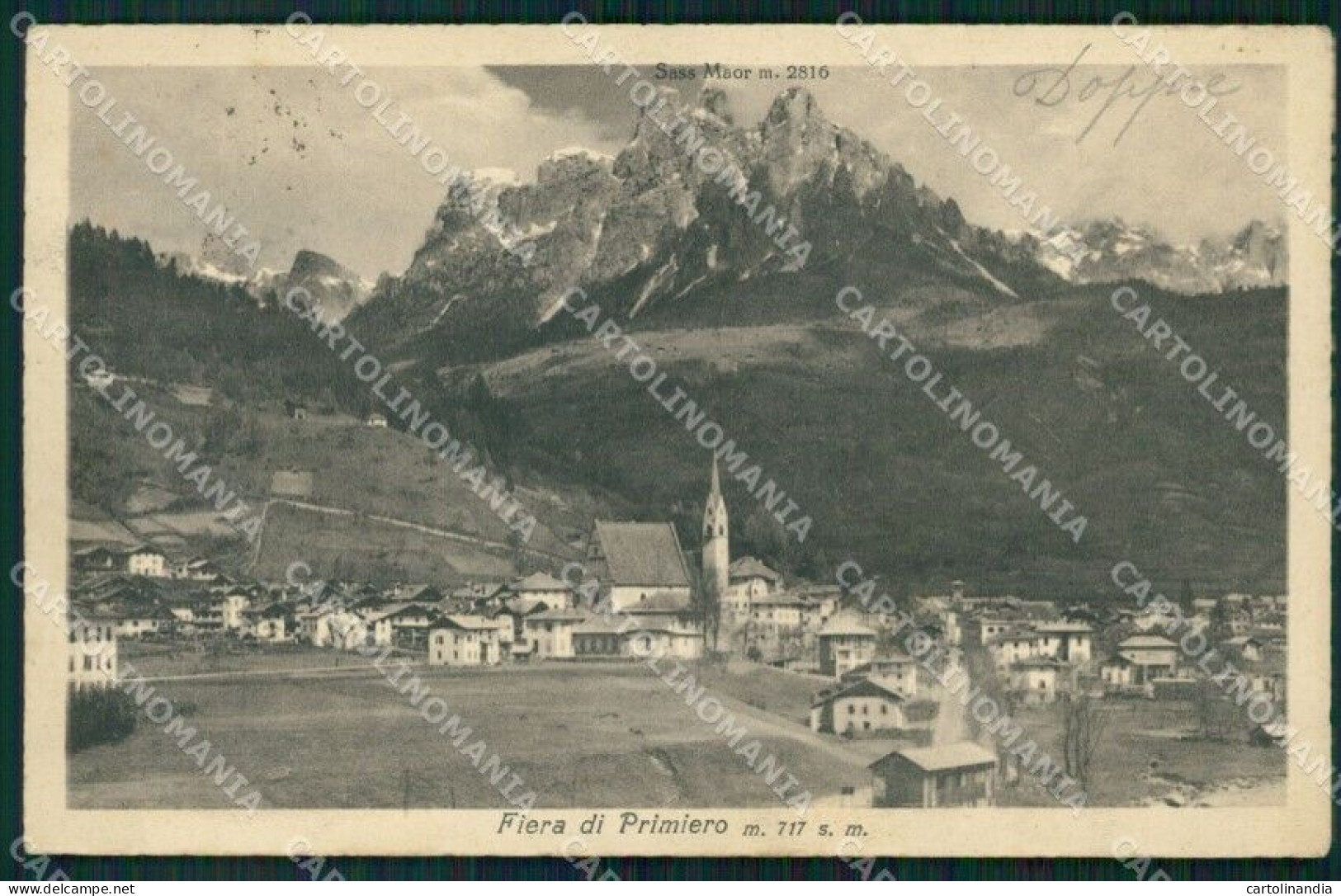 Trento Fiera Di Primiero Cartolina VK0569 - Trento