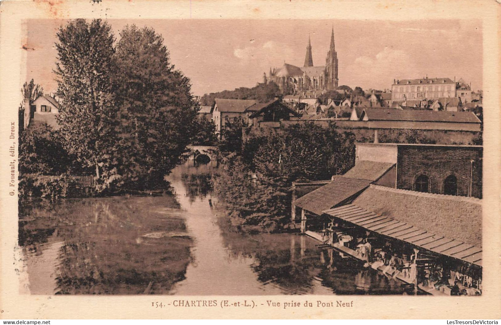 FRANCE - Chartres (E Et L) - Vue Prise Du Pont Neuf - Vue Générale - Une Partie De La Ville - Carte Postale Ancienne - Chartres