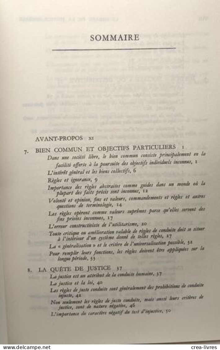 Droit législation et liberté - T.1 Règles et ordre + T.2 Le mirage de la justice sociale + T.3 L'ordre publique d'un peu