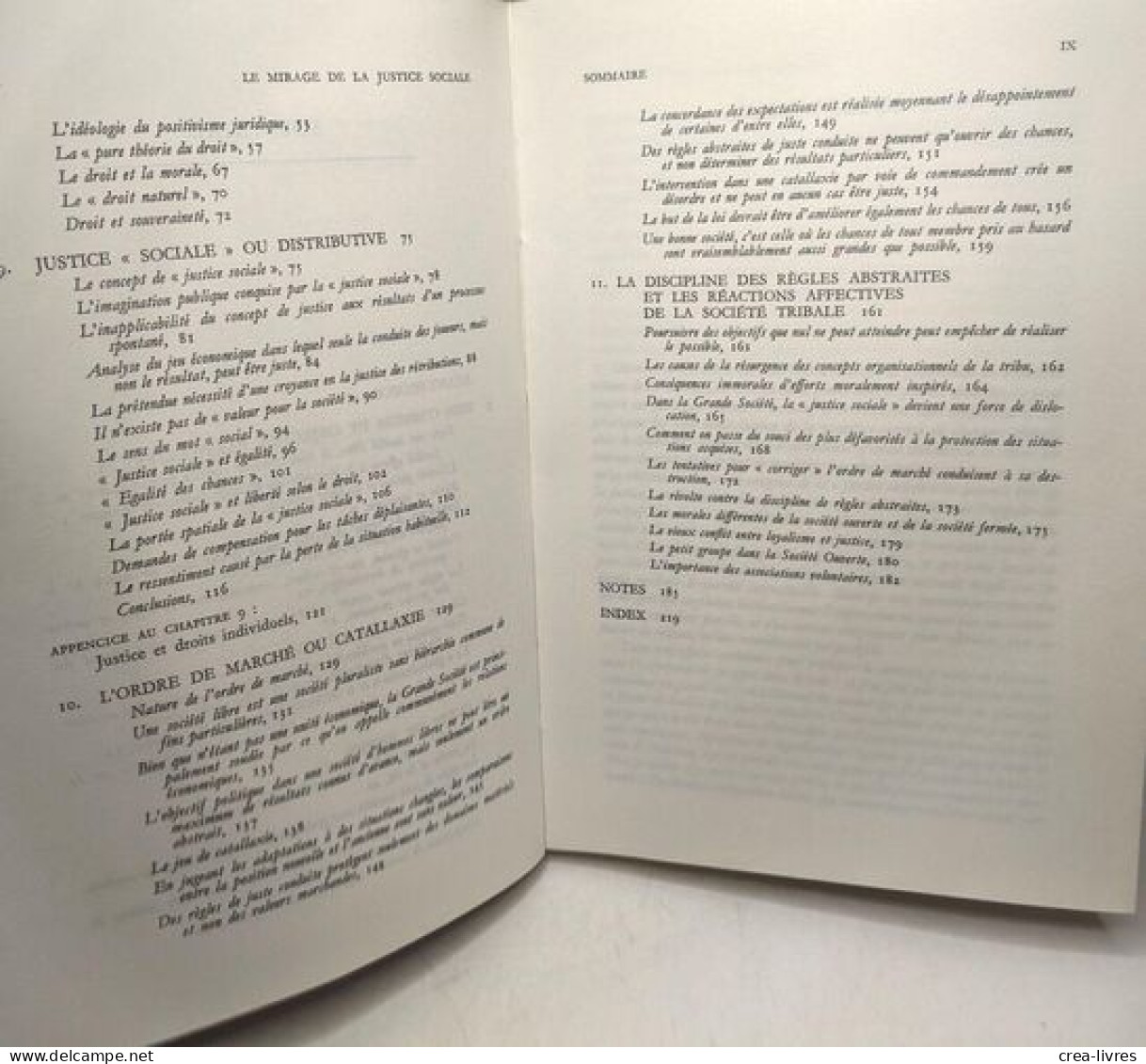 Droit législation et liberté - T.1 Règles et ordre + T.2 Le mirage de la justice sociale + T.3 L'ordre publique d'un peu