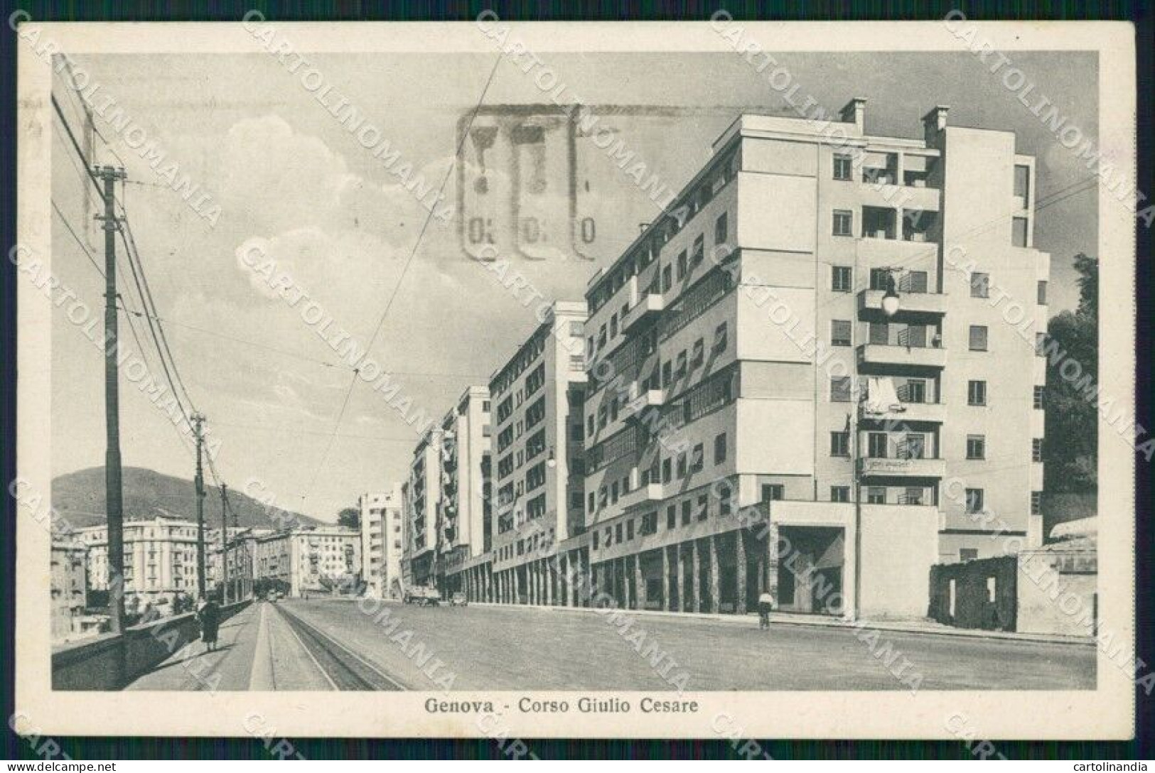 Genova Città Corso Giulio Cesare Cartolina VK0676 - Genova (Genoa)