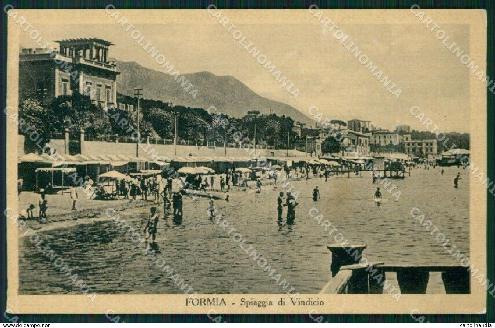 Latina Formia Spiaggia Di Vindicio Cartolina VK0601 - Latina
