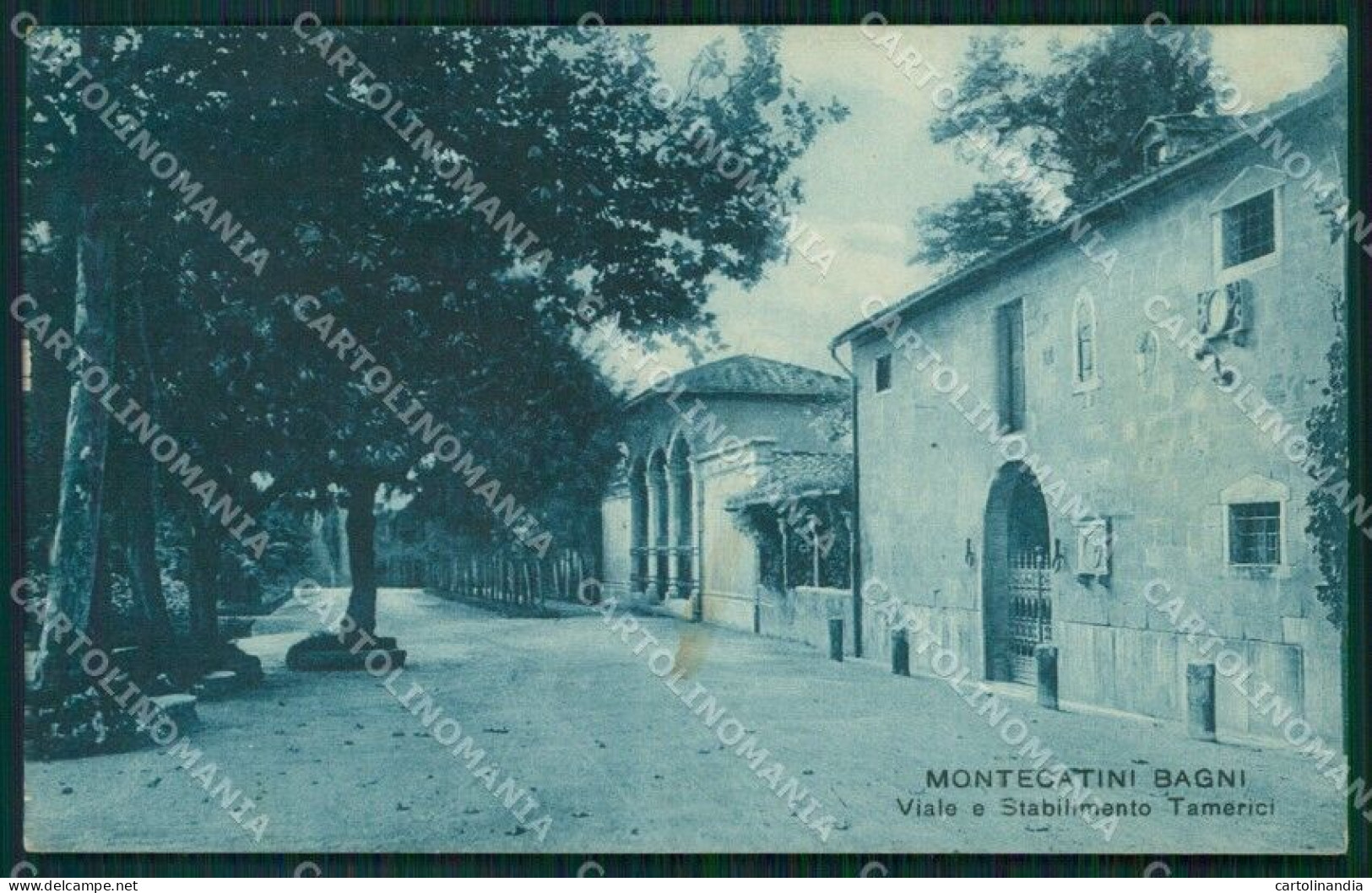 Pistoia Montecatini Bagni Di Stabilimento Tamerici Cartolina VK0902 - Pistoia