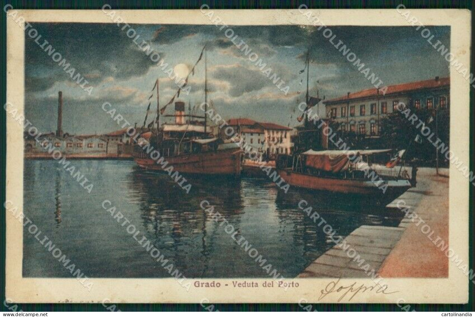 Gorizia Grado Porto Cartolina VK0730 - Gorizia