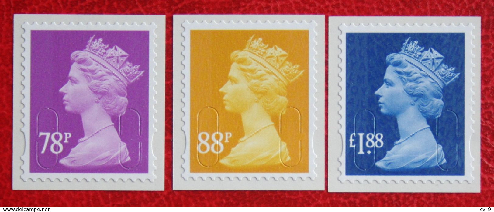 78P 88P £1.88 Machin Definitives QE II (Mi 3436-3438) 2013 POSTFRIS MNH ** ENGLAND GRANDE-BRETAGNE GB GREAT BRITAIN - Nuevos