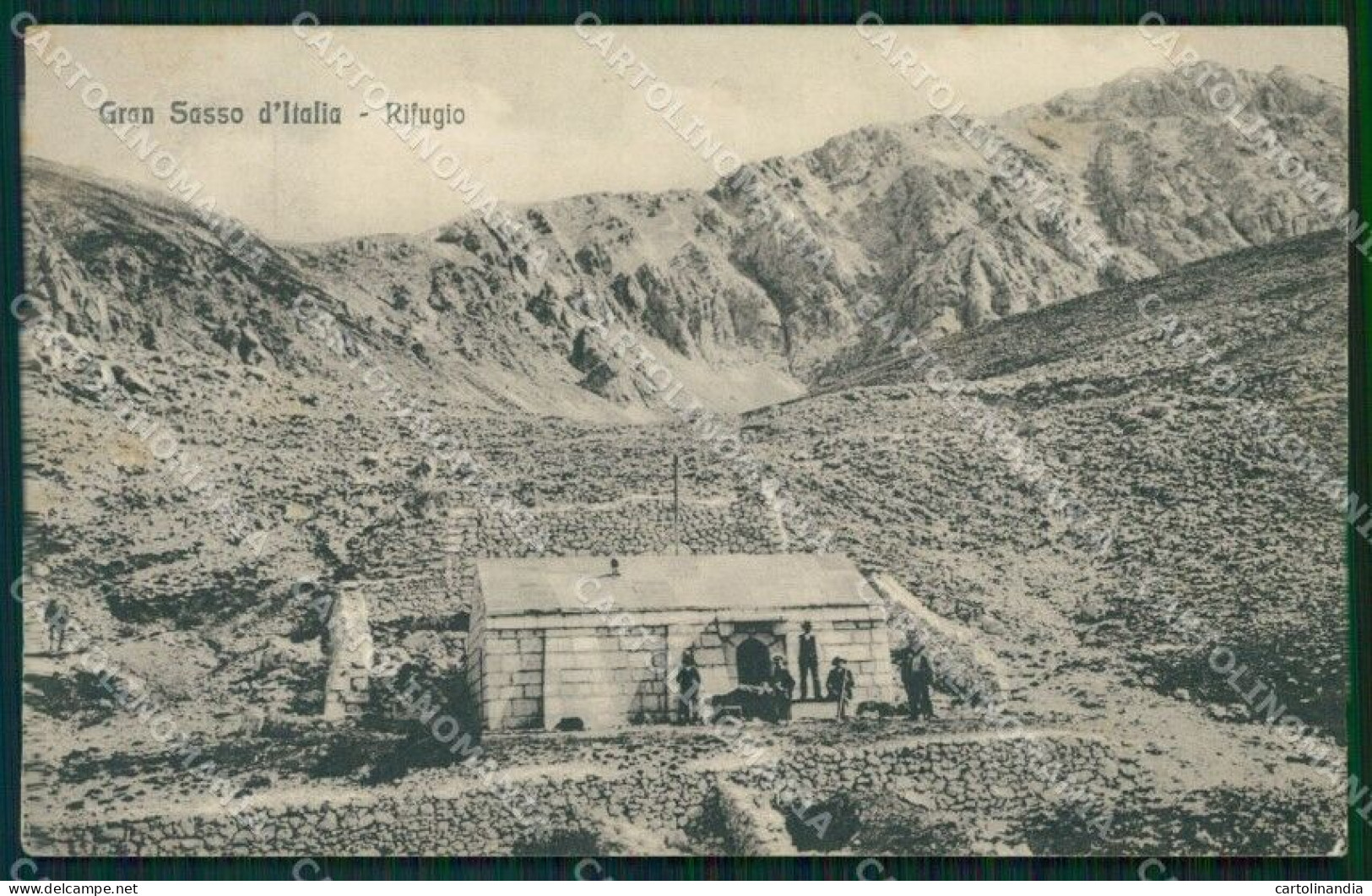 L'Aquila Gran Sasso D'Italia Rifugio Duca Degli Abruzzi PIEGATA Cartolina VK0753 - L'Aquila