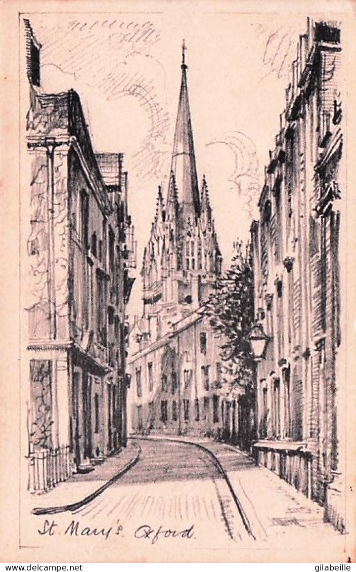 St Mary's OXFORD - Illustrator 1951 - Oxford