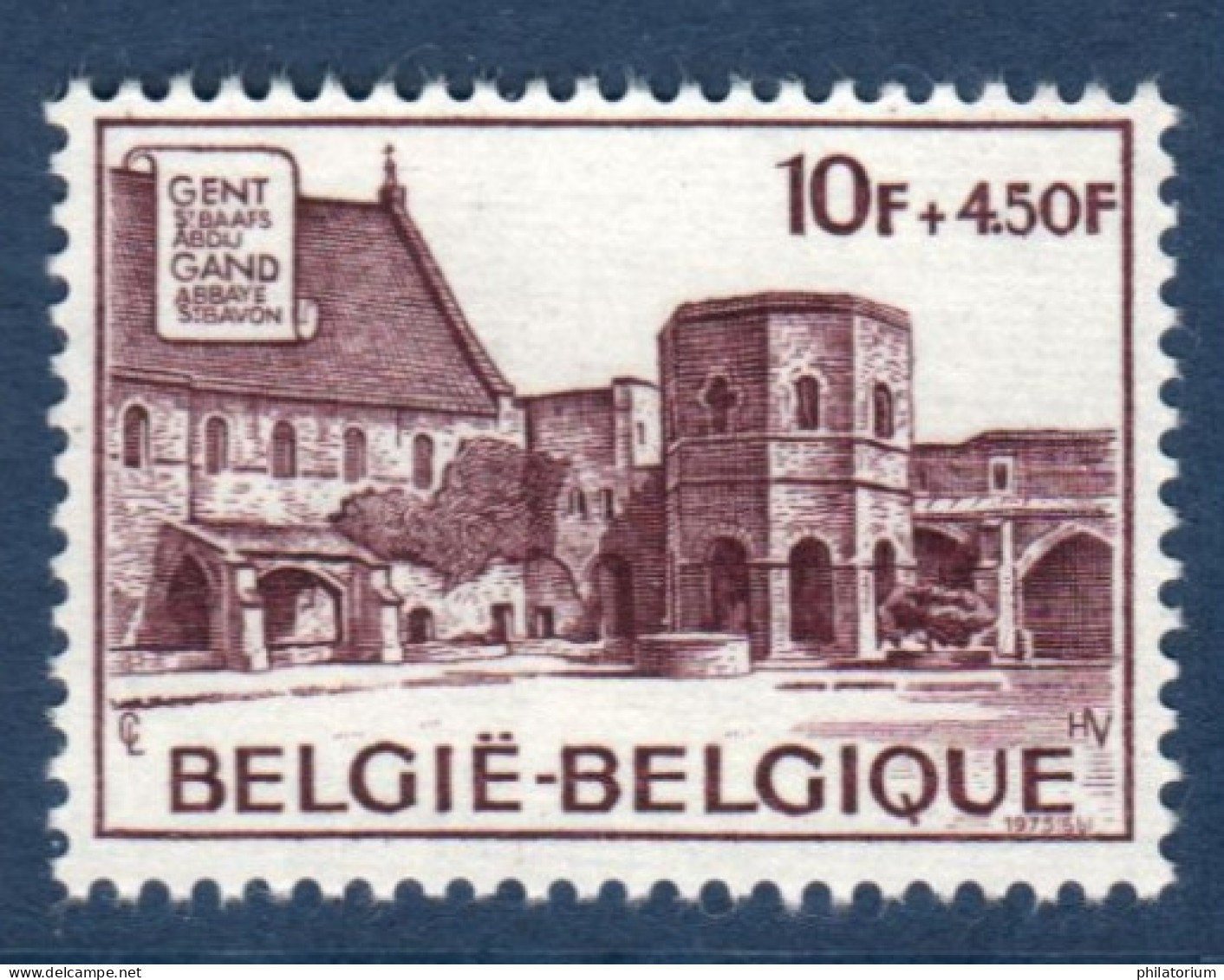 Belgique, België, **, Yv 1754,  Mi 1812, SG 2385, Abbaye Saint-Bavon De Gand - Nuovi