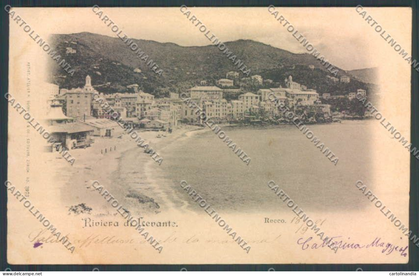 Genova Recco Cartolina ZQ9566 - Genova (Genua)