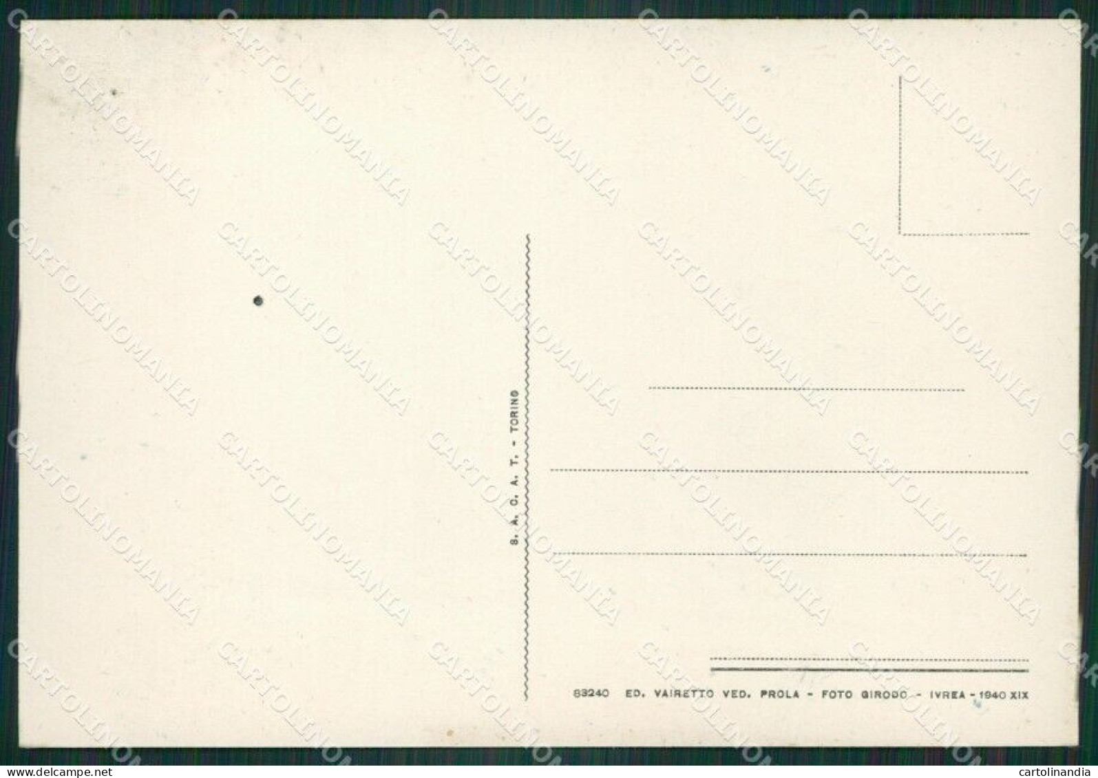 Torino Settimo Vittone Cesnola FG Cartolina ZK6781 - Other & Unclassified